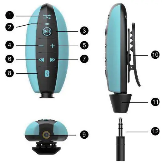 Mambate Us S19 Waterproof Music Player - Product Overview