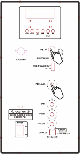ALTEC LANSING IMT8100 Soundrover Wireless Party Speaker-fig11