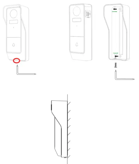 MEARI Bell 19S Wireless Hidden Camera - installation