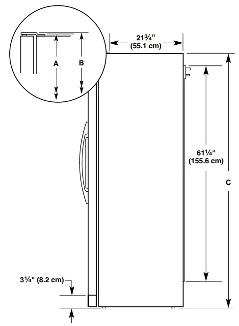 KitchenAid-W10706417-BSide-By-Side-Refrigerator-fig-3