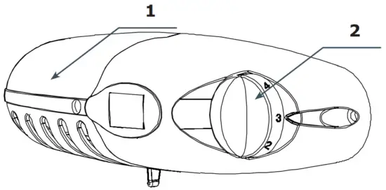 Amica KS1561 Refrigerator Freezer - CONTROLS