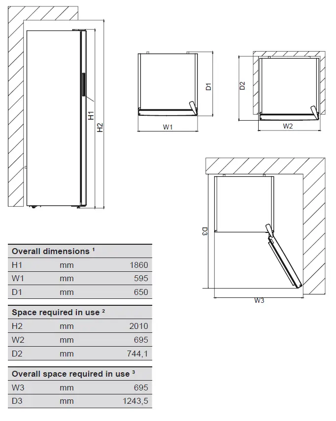 vestfrost -VR-FF375-2H0I -Free -Standing- Larder- Refrigerator -22
