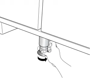 Rotate center support