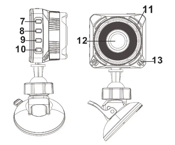 SCA Full HD 1080P Dash CamProduct