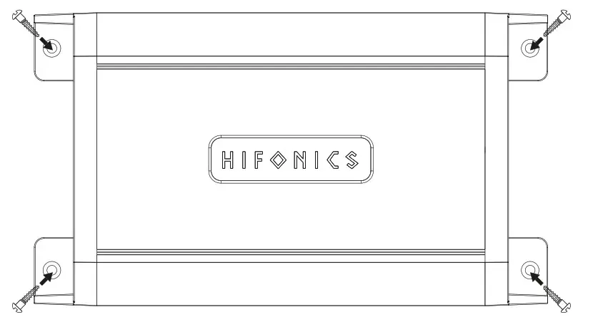 HIFONICS ZXR900 4 Zeus Power Digital Class D 4 Channel Amplifier - fig 1