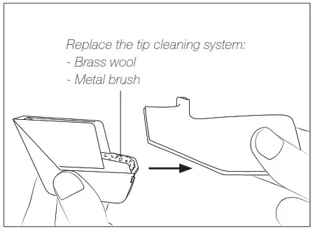 JBC NAN Series NANE 1C 2 Tool Nano Soldering Station - Changing the Tip Cleaning System 2