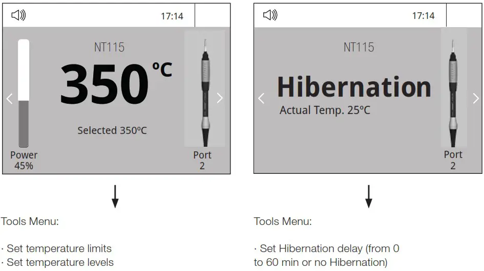 JBC NAN Series NANE 1C 2 Tool Nano Soldering Station - Operation 2