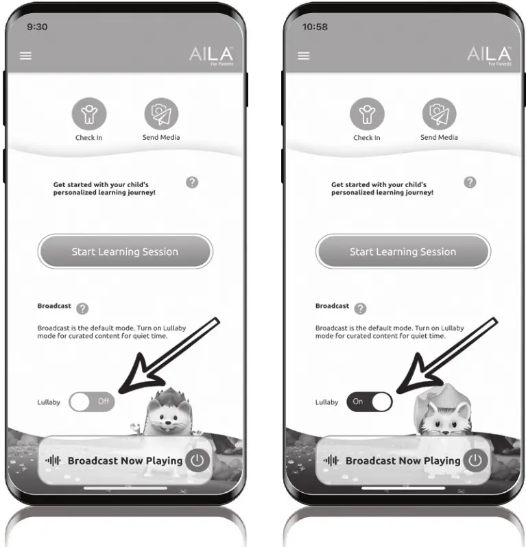 AILA 2AU9S X4C Sit and play Animal island - Learning Session Lullaby