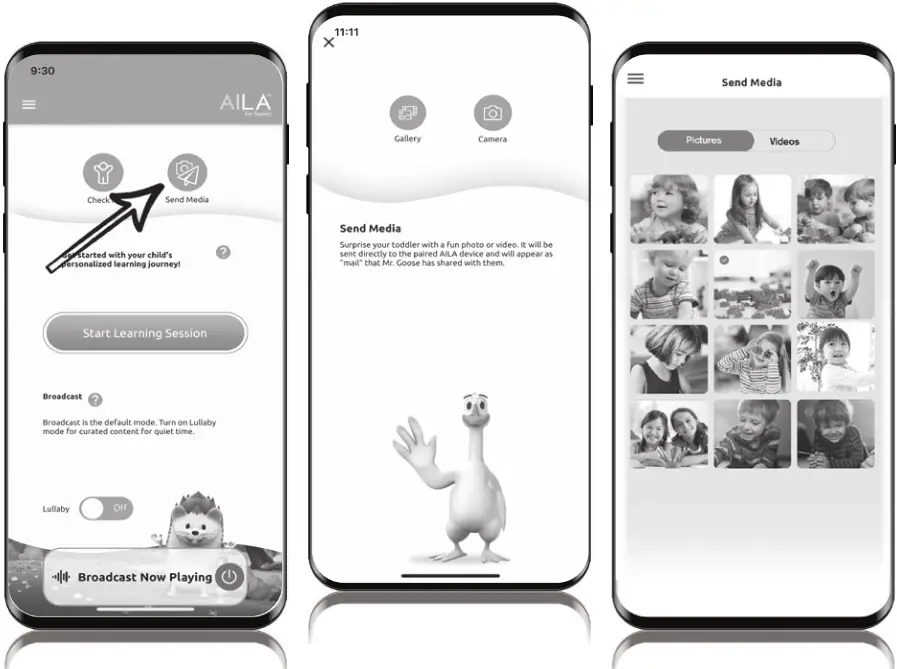 AILA 2AU9S X4C Sit and play Animal island - Media