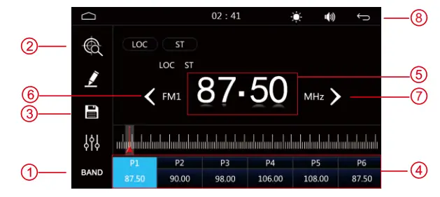 Shenzhen 2A7ASH168 CAR MULTIMEDIA - menu