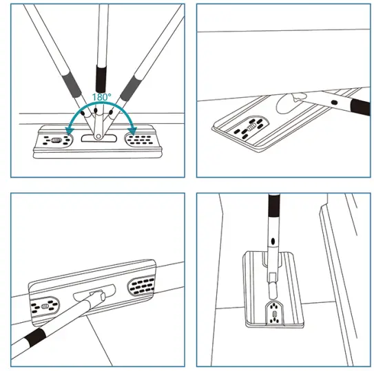 Tsmine-Flat-Mop-Bucket-Hands-Free-Self-Cleaning-Degree-Flexible-Head-Floor-Mop-4