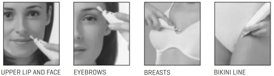 Sharper Image Fine Facial Hair Remover - TECHNIQUE