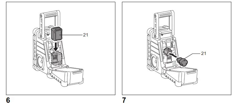 makita DMR109 Job Site Radio - fig 3.