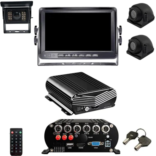 Falcon FE8CAMMNVR37 Dash Cam Live Streaming MNVR 3-8 Cam 1080N System PRODUCT