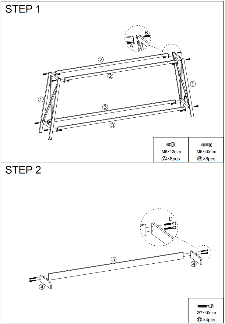 BYBLIGHT BB F1545GX Turrella 70.9 Inch Wood Extra Long Console Table - 1