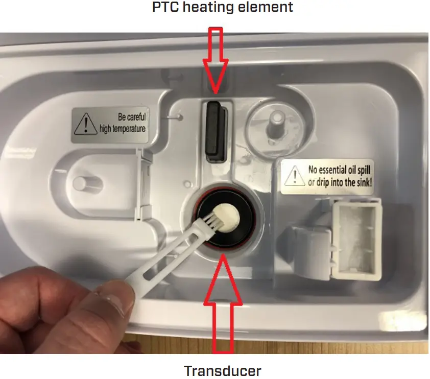CA 607W Ultrasonic Humidifier Clean Air Optima - fig 3
