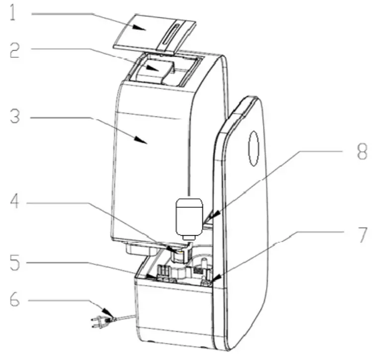 CA 607W Ultrasonic Humidifier Clean Air Optima - fig
