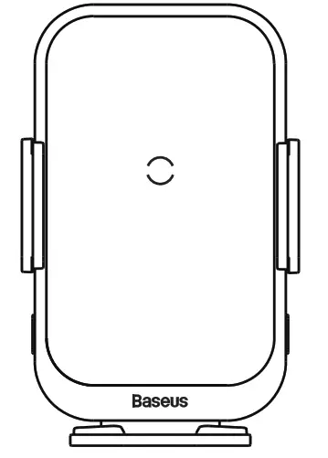 Baseus BS-CM015 15W Halo Electric Wireless Charging Car Mount -