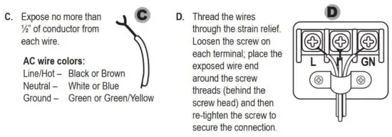 FIG 12 Direct-Connect AC Terminal