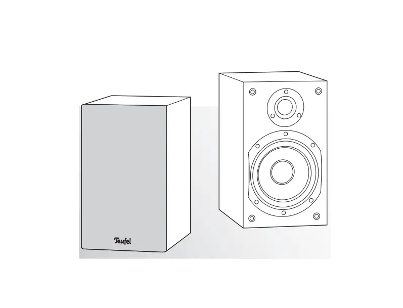 Teufel Vt 11 Stereo Shelf Speakers Instruction Manual