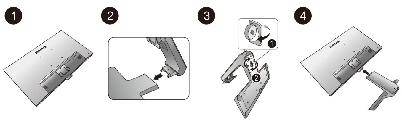 BenQ LCD Monitor - instracction1