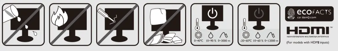 BenQ LCD Monitor - multi icon