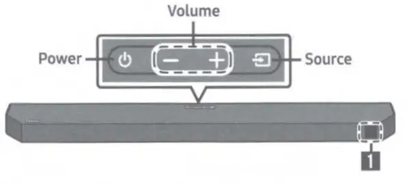SAMSUNG HW-Q60B Wireless Soundbar - 1