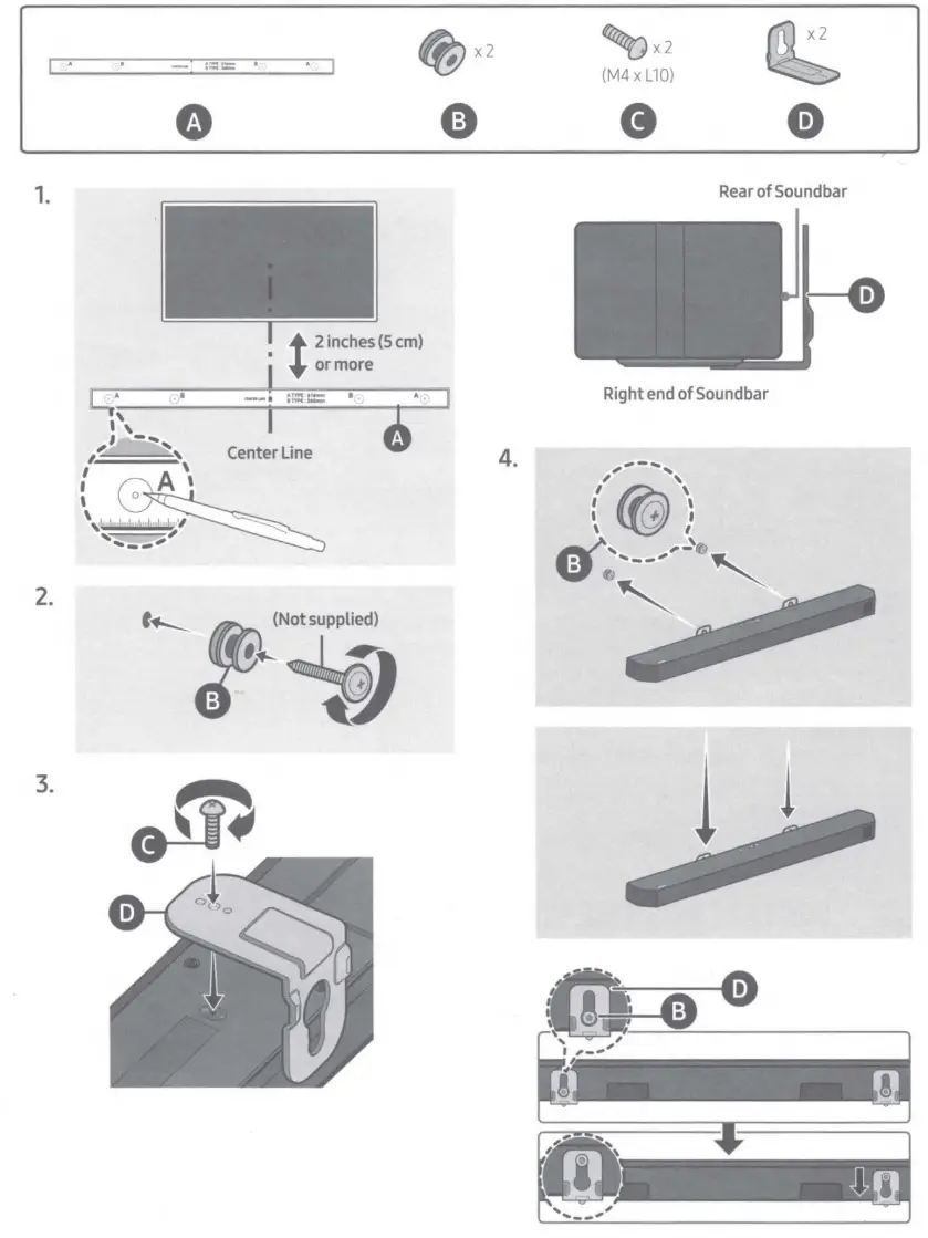 SAMSUNG HW-Q60B Wireless Soundbar - 14
