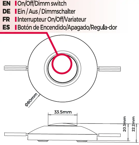 idinio 140302 Voet Dimmer140302 Voet Dimmer 01