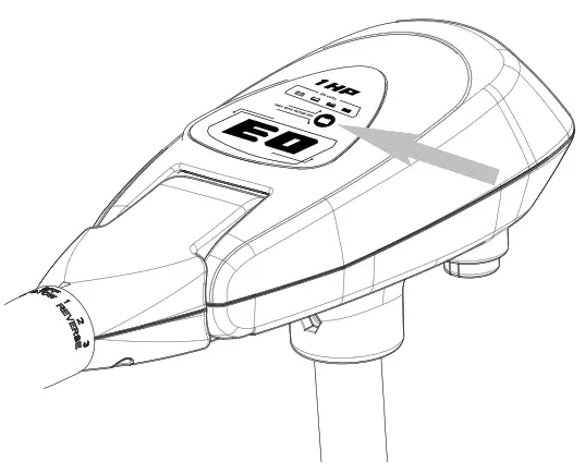 MINN-KOTA 1363885 EO Transom Mount Electric Outboard Motor - meter reads