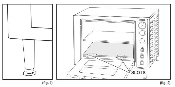 WARING COMMERCIAL WPO700 Heavy Duty Double Deck Pizza Oven - fig1