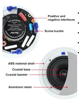 Herdio-HCS818-6.5-inches-in-Wall-Ceiling-Home-Theater-Speaker-fig-3