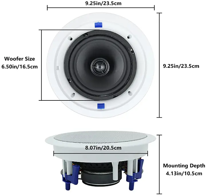 Herdio-HCS818-6.5-inches-in-Wall-Ceiling-Home-Theater-Speaker-fig-4