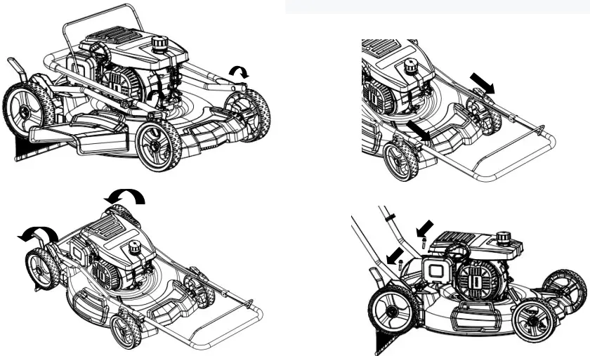 POWER SMART DB8621PH 21 Inch 3-In-1 Gas Push Lawn Mower - fig 2