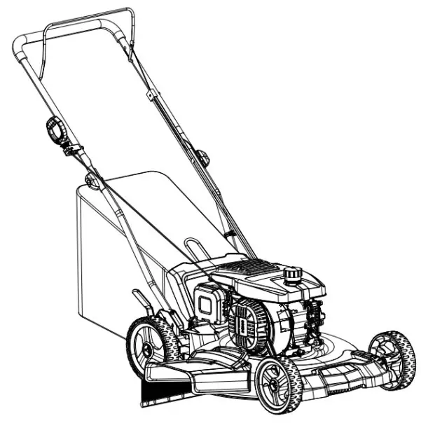 POWER SMART DB8621PH 21 Inch 3-In-1 Gas Push Lawn Mower