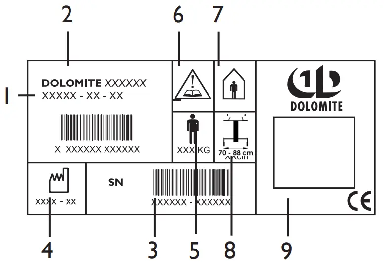 Serial number label