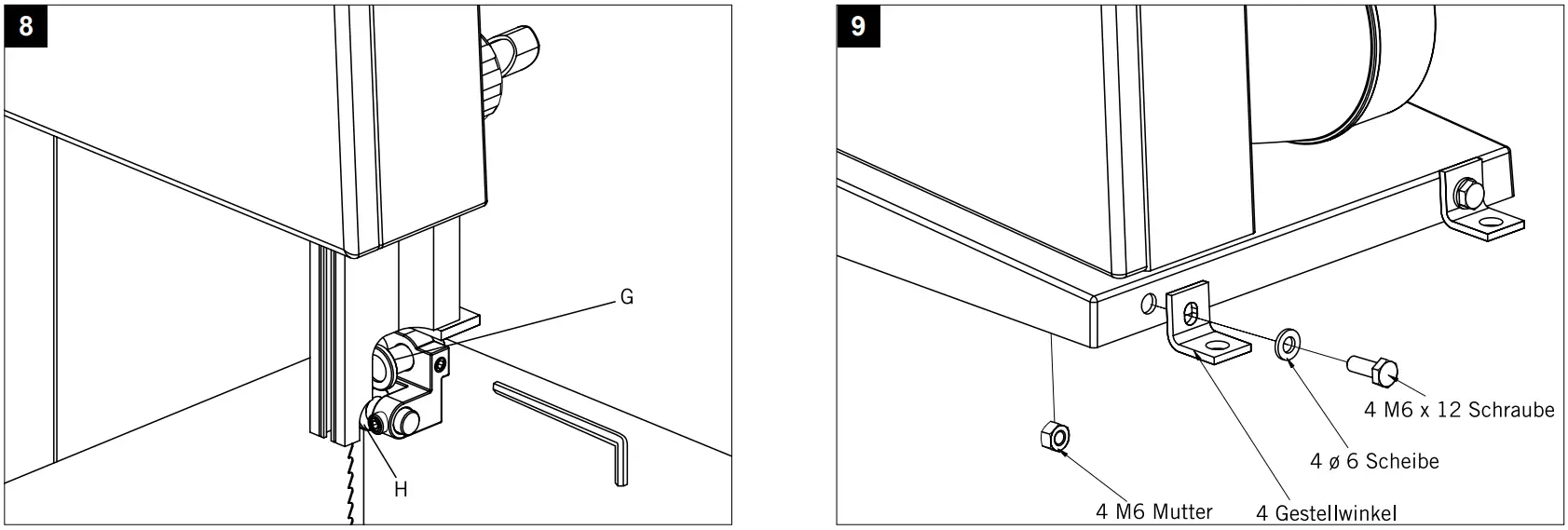 SCHEPPACH 1901501901 Band Saw - Figure 7