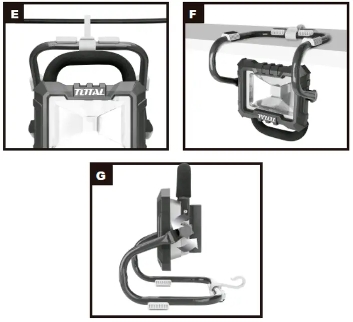 TOTAL TFLI2002 Battery LED Floodlight-fig5