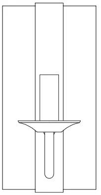 Hunter 19420 1 Light Wall Sconce - cover