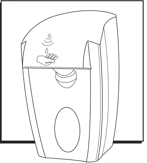 ULINE H-3415 Auto Foaming Soap Dispenser -