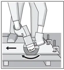 BOSCH GWS 14-125 S Angle Grinder Instruction Manual - Cutting stone