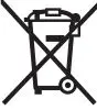BOSCH GWS 14-125 S Angle Grinder Instruction Manual - Disposal icon