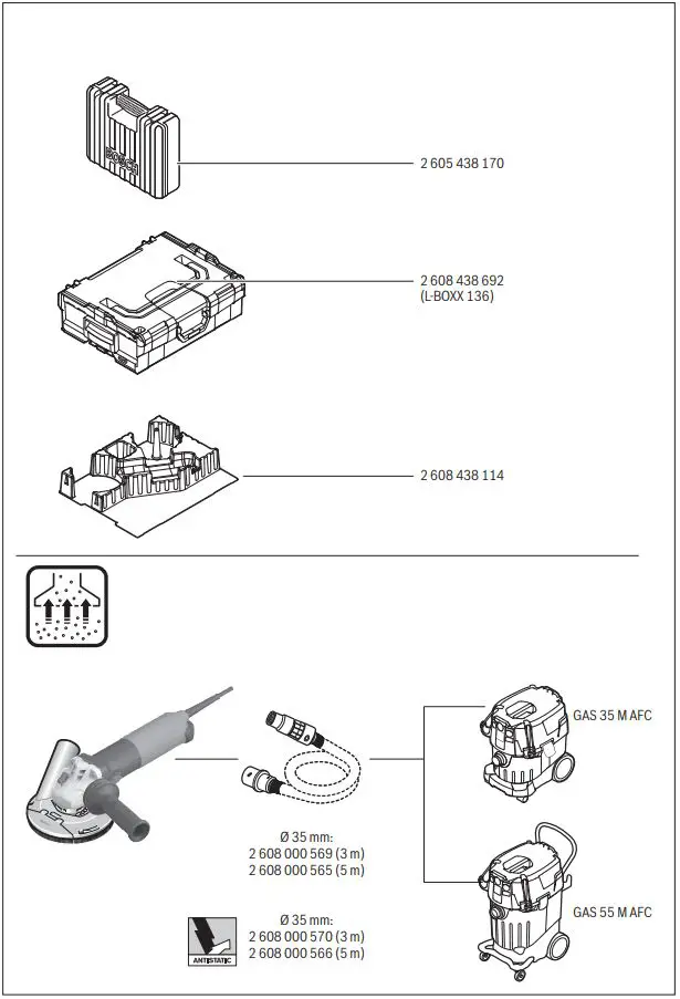 BOSCH GWS 14-125 S Angle Grinder Instruction Manual - How to use