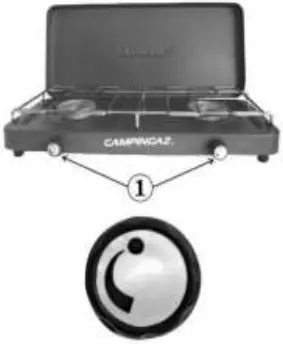 CAMPINGAZ LC1508 Base Camp Gas Cooker B01