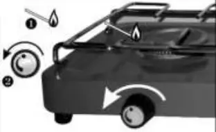 CAMPINGAZ LC1508 Base Camp Gas Cooker B03