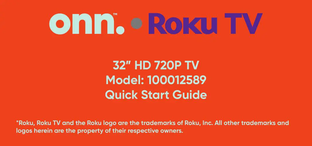 Roku 32 inch HD 720P TV User Manual [100012589]
