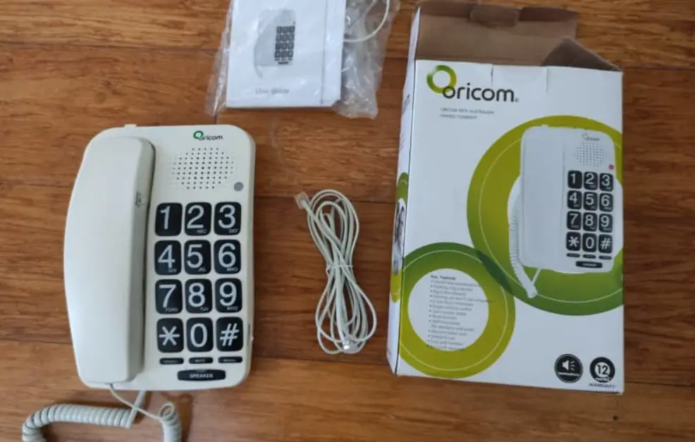 Oricom Tp58 Big Button Phone User Guide