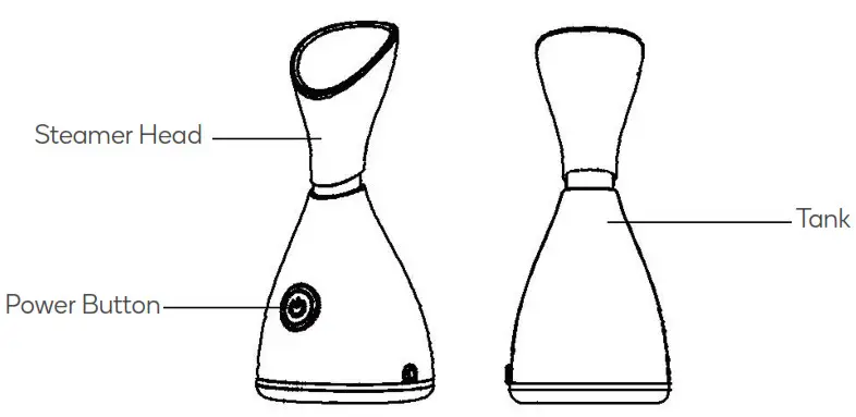 kogan ESIONFCSTMA Estelle Nano Ionic Face Steamer Humidifier - OVERVIEW