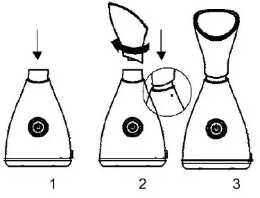 kogan ESIONFCSTMA Estelle Nano Ionic Face Steamer Humidifier - device’s tank