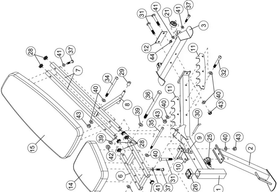 MARCY Eclipse UB9000 Developer Utility Bench-FIG5